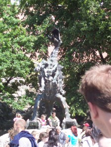 The dragon, slain by King Krak.