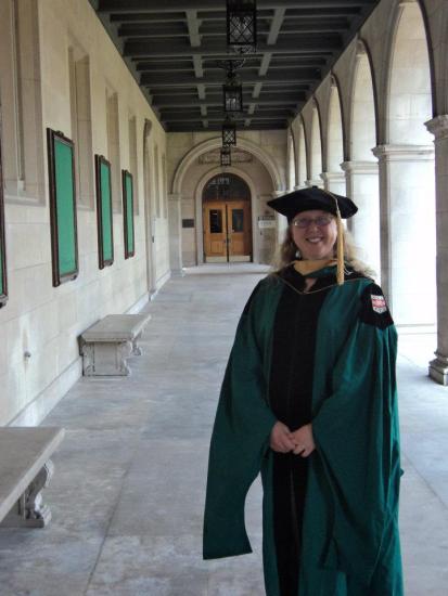 A beautiful hall on the Washington University in St. Louis campus when I graduated with my Master's