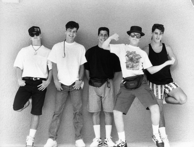 Photo of NEW KIDS ON THE BLOCK and Jordan KNIGHT and Joey McINTYRE and Jonathan KNIGHT and Donnie WAHLBERG and Danny WOOD